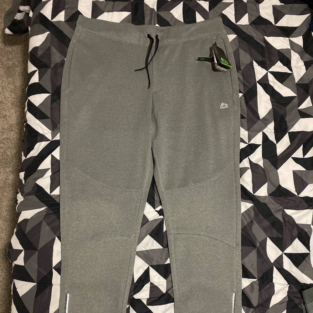 Mens gray jogger sweatpants